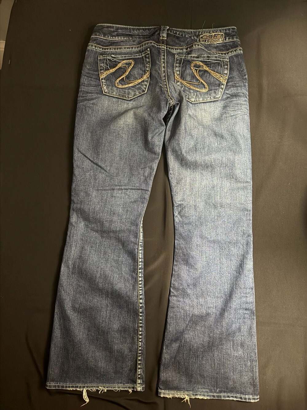 Silver Jeans Co. Frances Bootcut Jeans Size 29 Blue Distressed